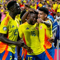 Copa América: Colombia upends Uruguay a man down in tense semifinal that ends in violence