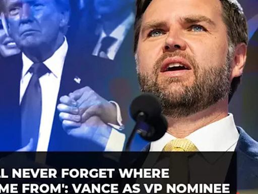 JD Vance VP nomination acceptance speech: 'Prices soared, dreams shattered… Trumps vision powerful'