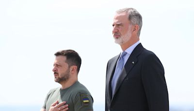 La visita de Volodímir Zelenski a España, en imágenes