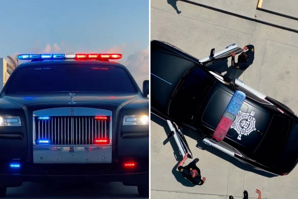 Miami Police Department unveils new Rolls-Royce cop car to aid recruitment