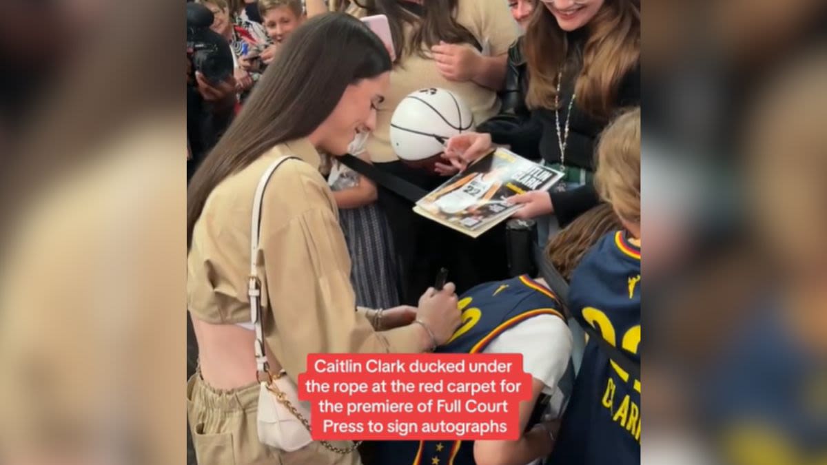 Caitlin Clark Ditches Red Carpet To Sign Autographs For Young Fans