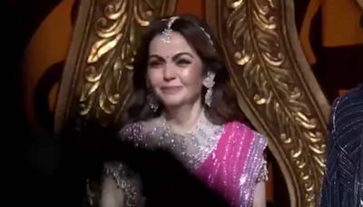 Watch: Nita Ambani in tears as she praises Team India at Anant Ambani-Radhika Merchant sangeet