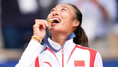 Olympics 2024: Zheng Qinwen defeats Donna Vekic to become tennis singles champion