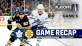 Maple Leafs top Bruins in OT, stay alive with Game 5 win | NHL.com