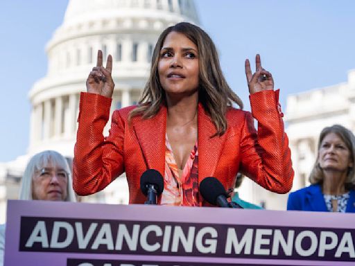 Halle Berry joins senators to announce menopause legislation