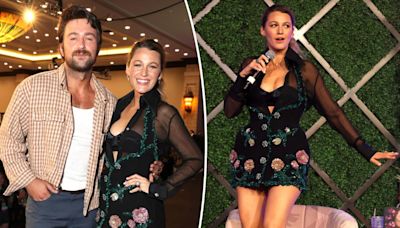 Blake Lively blooms in sheer floral minidress for ‘It Ends With Us’ promo