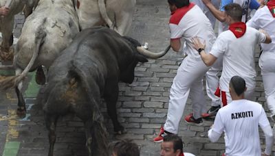 Fotos del séptimo encierro de San Fermín 2024 con toros de José Escolar