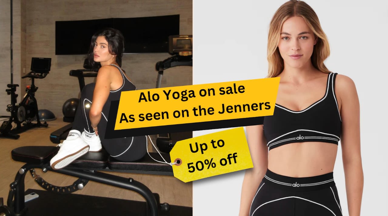 Alo Yoga is having a sale on items seen on Kendall and Kylie Jenner, up to 50% off