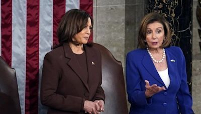 Pelosi respalda a Kamala Harris como candidata presidencial demócrata