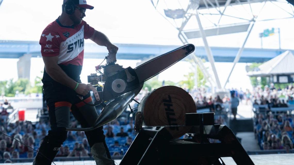 North American lumberjack championship comes to Virginia Beach Oceanfront