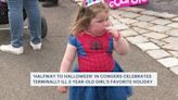 2-year-old Congers girl diagnosed with terminal brain cancer celebrates 'Half Way to Halloween'