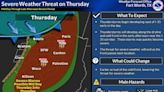 Severe storms expected Thursday in North Texas. Freezing temperatures Friday to Saturday