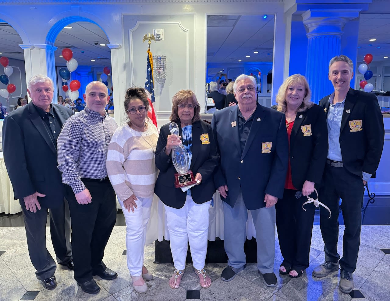 Roe Quattrocchi inducted into Staten Island USBC Hall of Fame for Meritorious Service