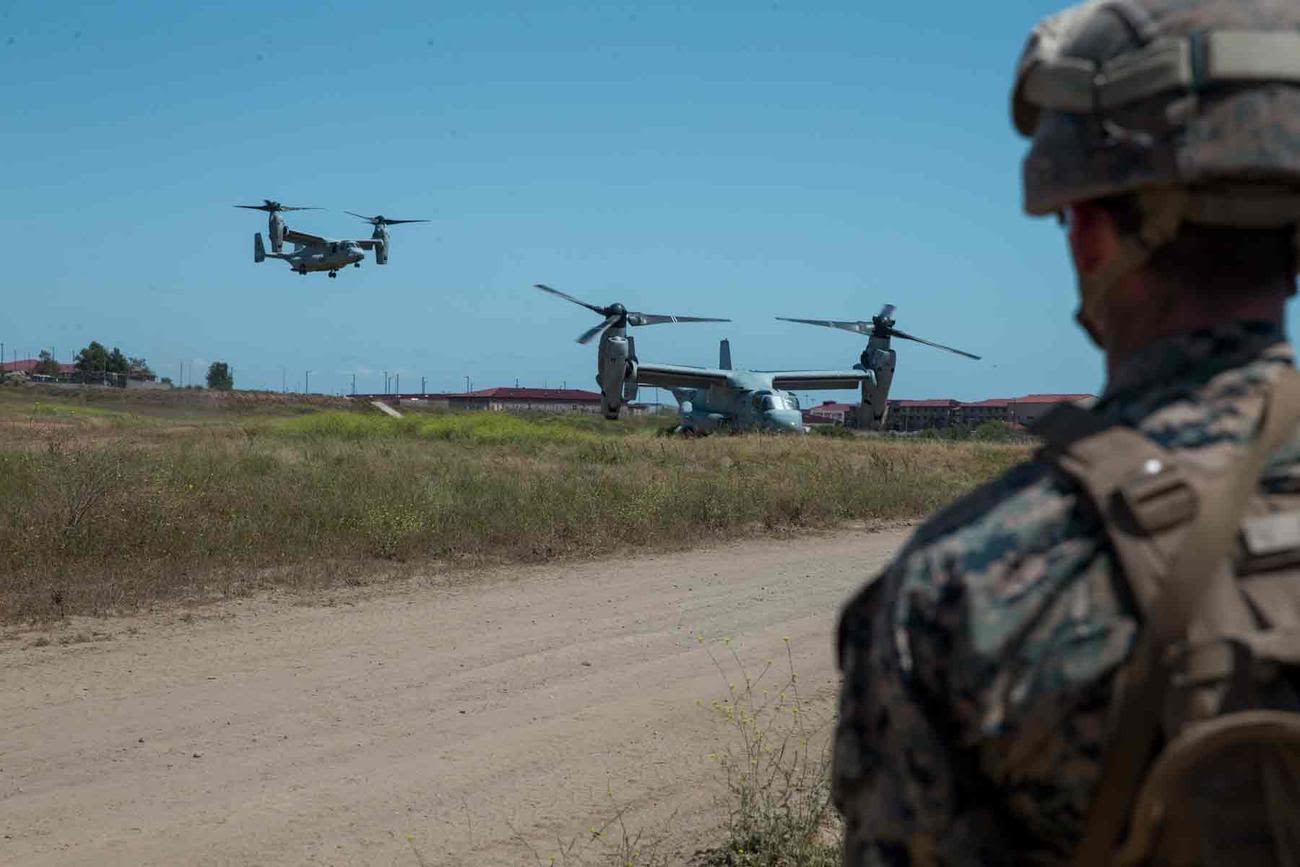 Feds Settle Case for $2 Million After Skydiving Plane Took Out Marine Corps Osprey on Runway