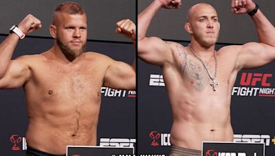 UFC on ESPN 61 video: Marcin Tybura, Serghei Spivac make weight in Las Vegas