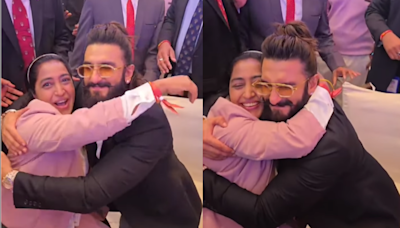 Ranveer Singh Asks For An Extra Hug From Para Athlete Kanchan Lakhani For His Baby Girl: Watch