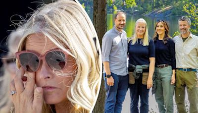 During the state visit of Marie and Frederick: Crown Princess Mette-Marit suddenly disappeared