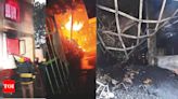 Man, daughter succumb in building blaze at Jiyaguda | Hyderabad News - Times of India