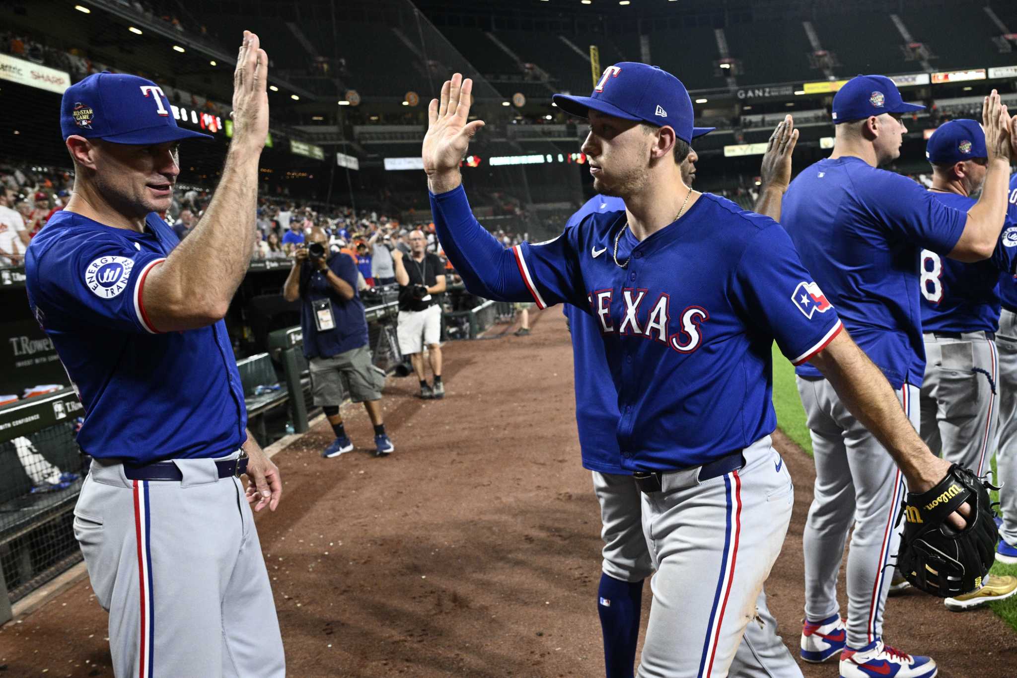 Langford hits for cycle to help Rangers snap 6-game skid with 11-2 win over Orioles
