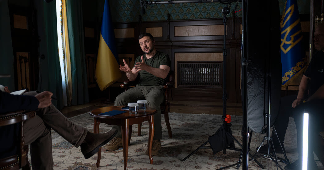Read a Transcript of Volodymyr Zelensky’s Interview With The Times