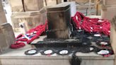 Anger as Edinburgh war memorial set on fire by vandals