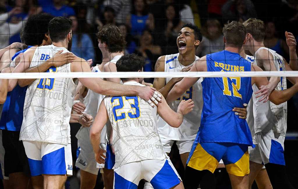 UCLA outlasts UC Irvine in 5 sets to reach NCAA men’s volleyball final