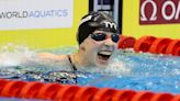 Swimmer Katie Ledecky ties Michael Phelps' world medals record