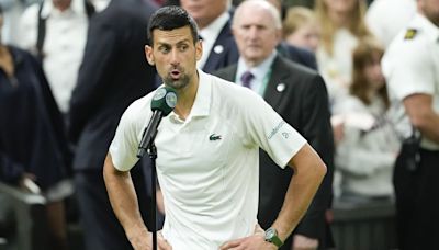 Taylor Fritz comes beats Alexander Zverev at Wimbledon. Novak Djokovic gets into it with the crowd