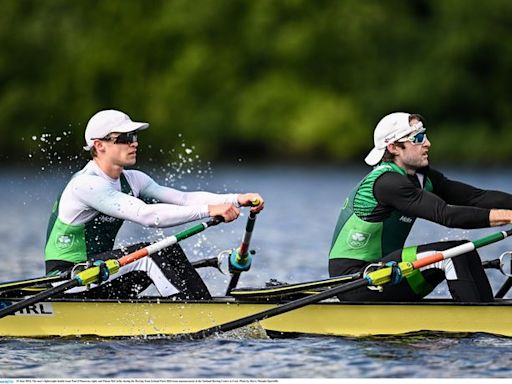 Irish pair of Paul O’Donovan and Fintan McCarthy will have to produce best for gold