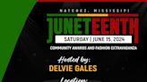 City of Natchez to host Juneteenth celebration on June 15th; host of events scheduled