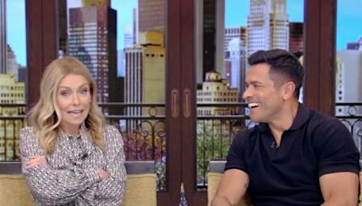 Kelly Ripa and Mark Consuelos recall his "skinny jean phase" on 'Live': "Go off, king!"