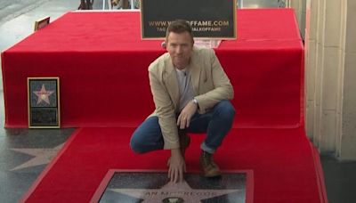 Star Wars actor Ewan McGregor honoured with star on Hollywood Walk of Fame