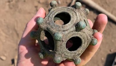 'Great enigma': Amateur archaeologists unearth mysterious Roman object