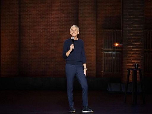 Ellen DeGeneres will dish on life since being "kicked out of show business" when her Netflix special premieres later this month