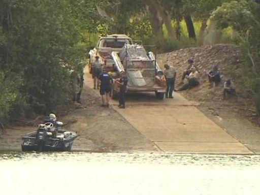 Human remains found in croc after father snatched in front of family