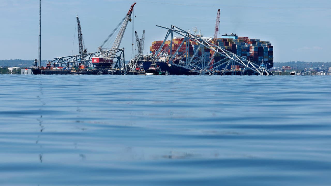 Dali ship to be removed from Baltimore Key Bridge collapse site by May 10