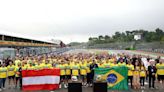 Senna y Ratzenberger fueron homenajeados por los pilotos de la Fórmula 1 en Imola