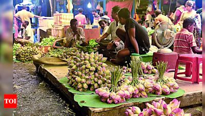 Flower Prices Skyrocket Ahead of Ashtami, Straining Puja Budgets in Kolkata | Kolkata News - Times of India