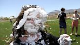 Gallery: Shaving foam party celebration kicks off summer vacation