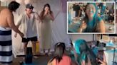 Partygoer blasted in the face during friend’s gender reveal in hilarious viral clip: ‘Took it like a champ’