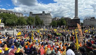 Thousands march in London to commemorate 40 years since Amritsar massacre