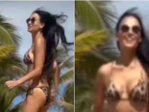 A los 61 años Demi Moore hizo gala de su eterna belleza con juguetón bikinazo