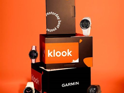 Klook跨界Garmin限量聯名盲盒 40組必搶、再拿度假海島來回機票