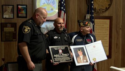 Ohio County Sheriff’s Deputy receives VFW National Law Enforcement Award