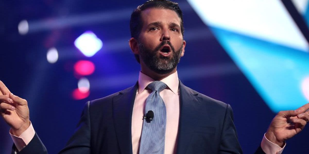 'Phony moron': Donald Trump Jr. fumes at Harris after he accuses Dems of 'projection'