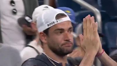 Matteo Berrettini makes a surprising gesture after his win in Shanghai