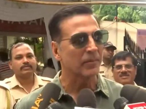 Lok Sabha 2024 elections: Overjoyed Akshay Kumar casts vote for the first time after getting Indian citizenship. Watch