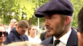 David Beckham waits 12 hours in line to pay respects to the queen