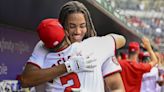 Rookie James Wood's 3-run homer gives the Nationals a 5-2 win and a 3-game sweep of the Reds