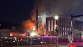 Firefighters respond to large fire at building in New Britain